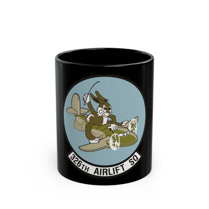 326th Airlift Squadron (U.S. Air Force) Black Coffee Mug-11oz-The Sticker Space