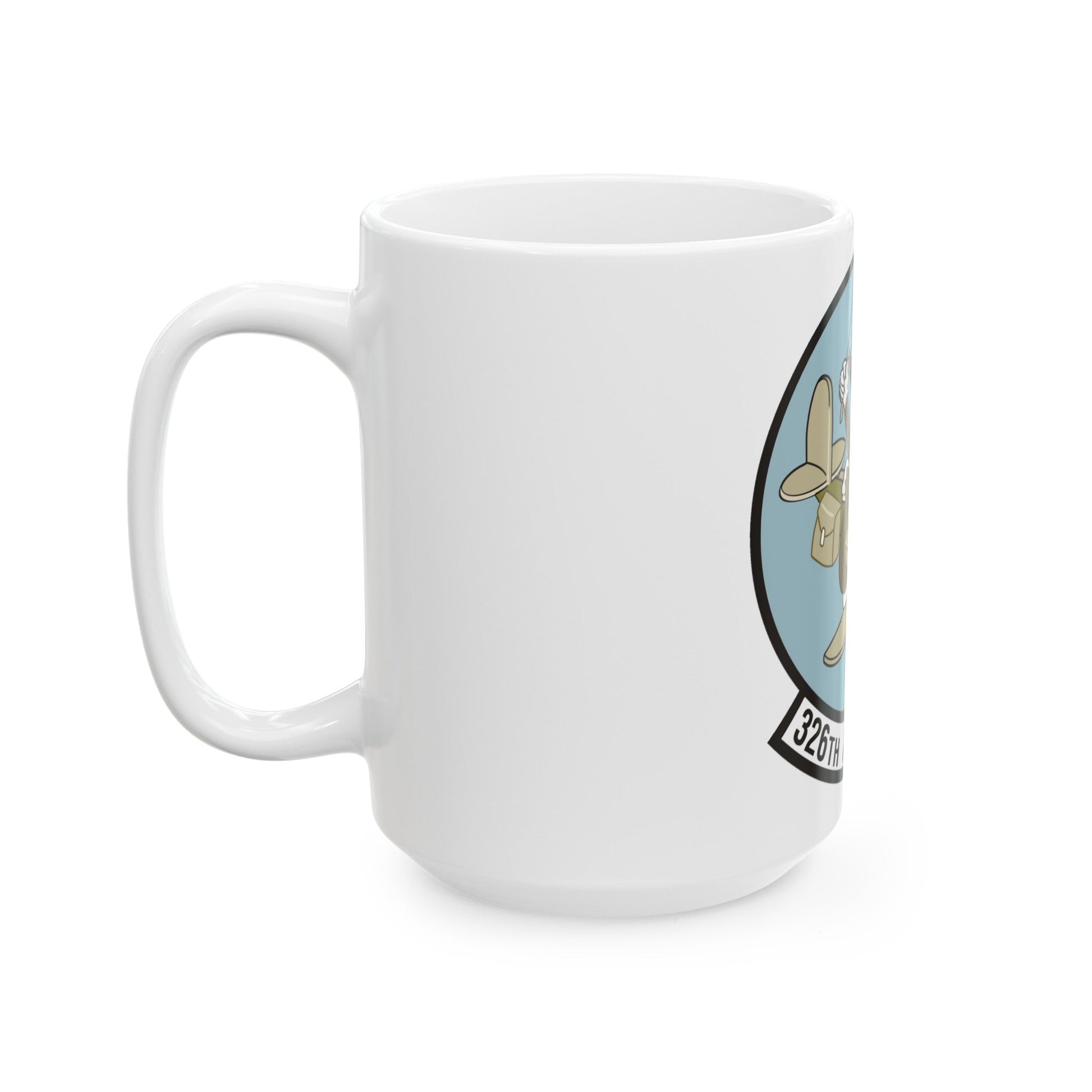 326th Airlift Squadron (U.S. Air Force) White Coffee Mug-The Sticker Space