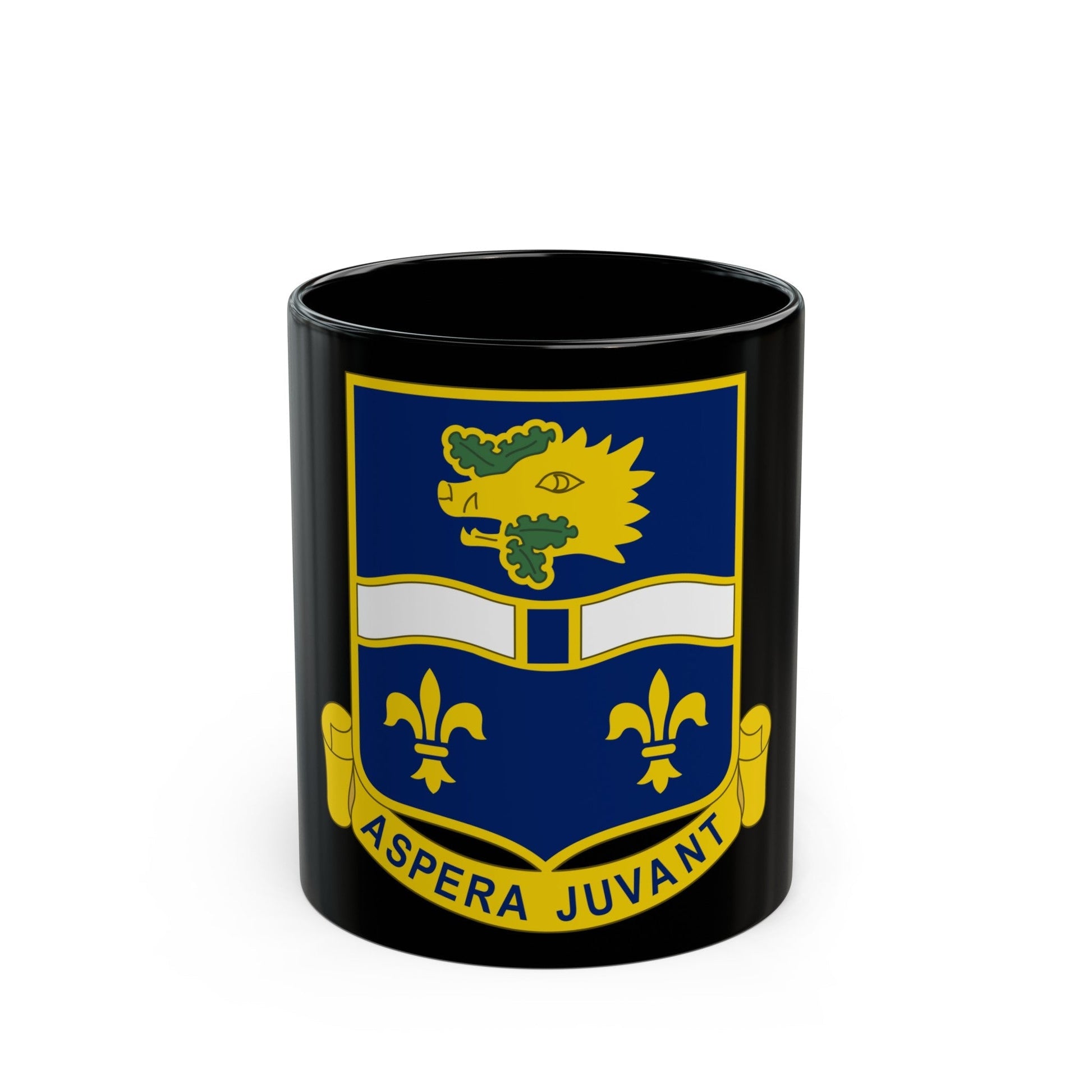 326th Infantry Regiment (U.S. Army) Black Coffee Mug-11oz-The Sticker Space