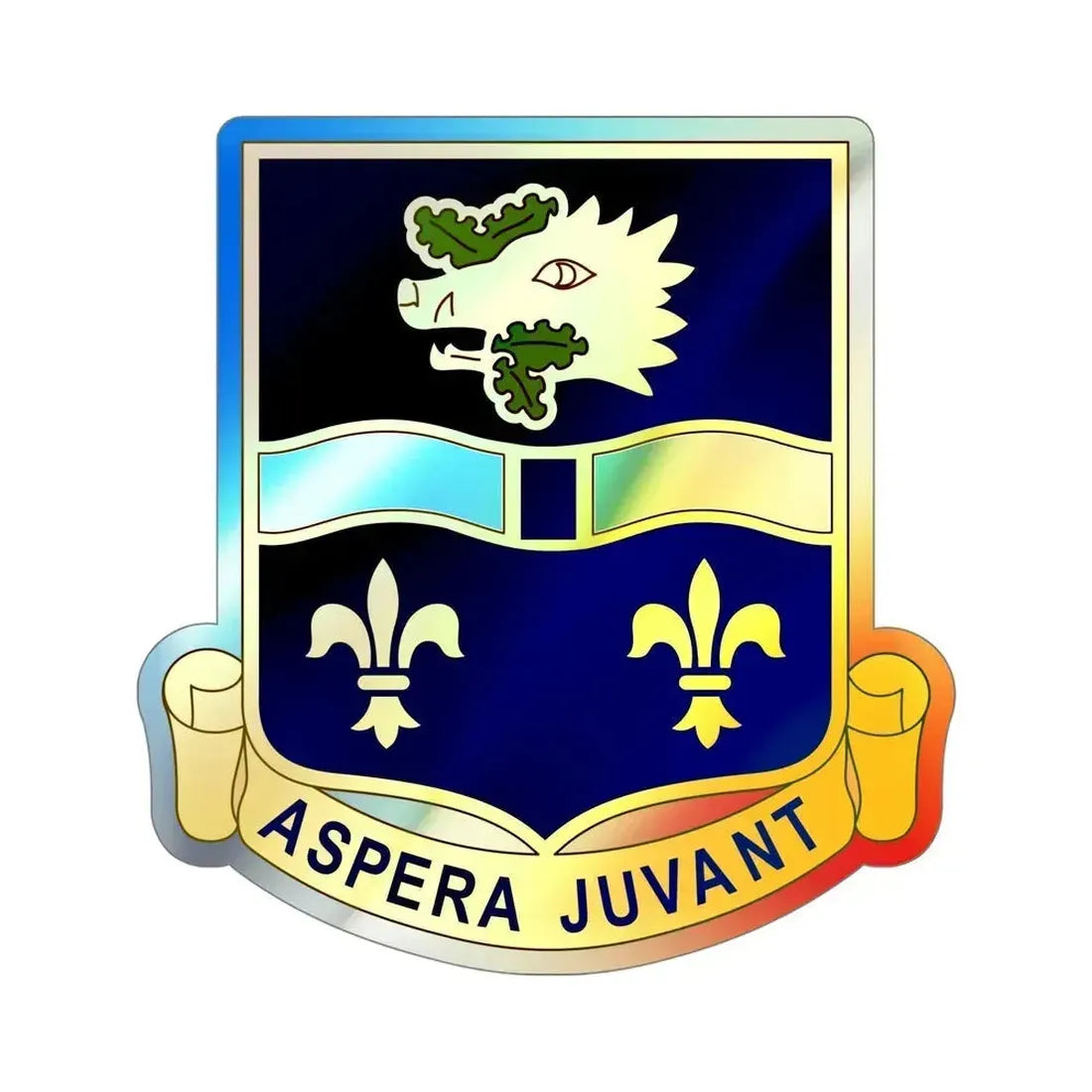 326th Infantry Regiment (U.S. Army) Holographic STICKER Die-Cut Vinyl Decal 5 Inch Holographic - The Sticker Space