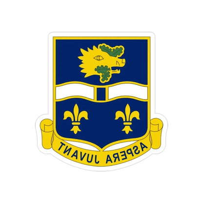 326th Infantry Regiment (U.S. Army) REVERSE PRINT Transparent Die-Cut STICKER - The Sticker Space