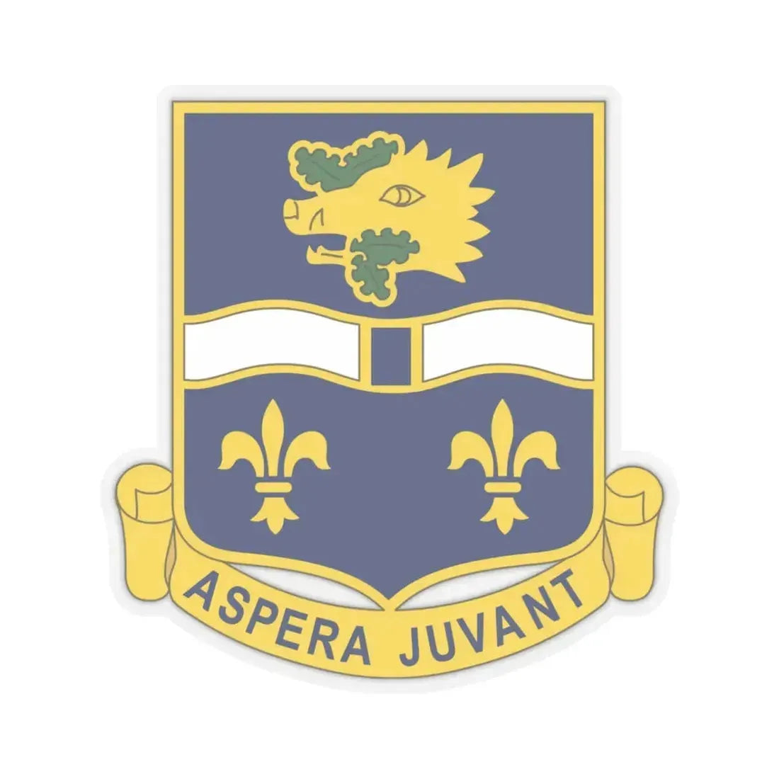 326th Infantry Regiment (U.S. Army) STICKER Vinyl Kiss-Cut Decal 3 Inch Transparent - The Sticker Space