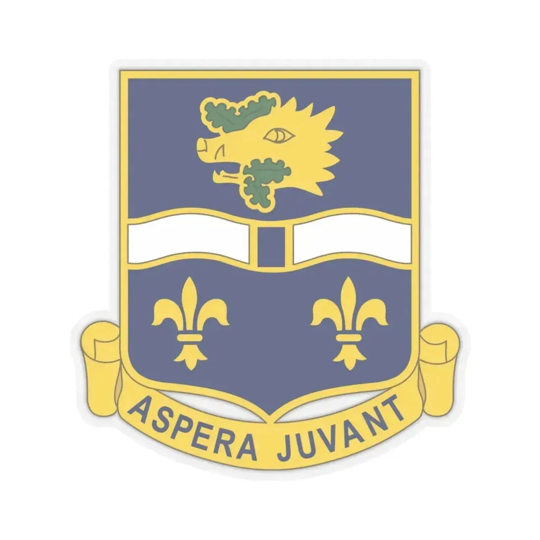 326th Infantry Regiment (U.S. Army) STICKER Vinyl Kiss-Cut Decal 4 Inch Transparent - The Sticker Space