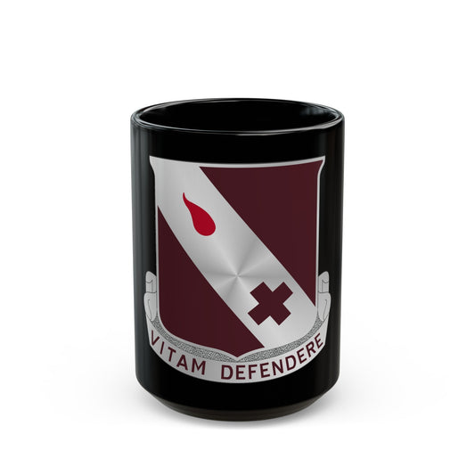 327 Medical Battalion (U.S. Army) Black Coffee Mug-15oz-The Sticker Space