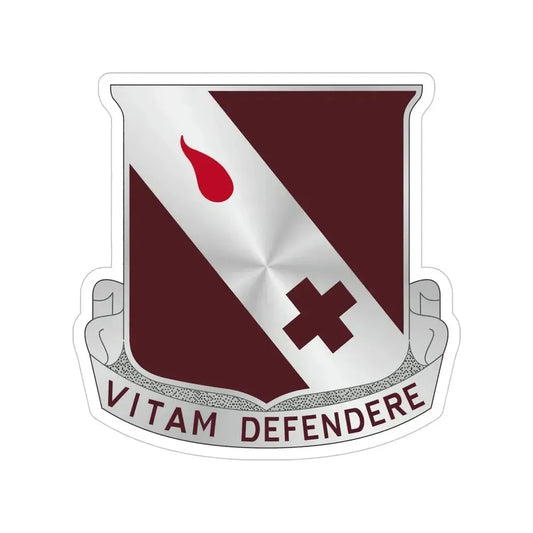 327 Medical Battalion (U.S. Army) Transparent STICKER Die-Cut Vinyl Decal 6 Inch - The Sticker Space