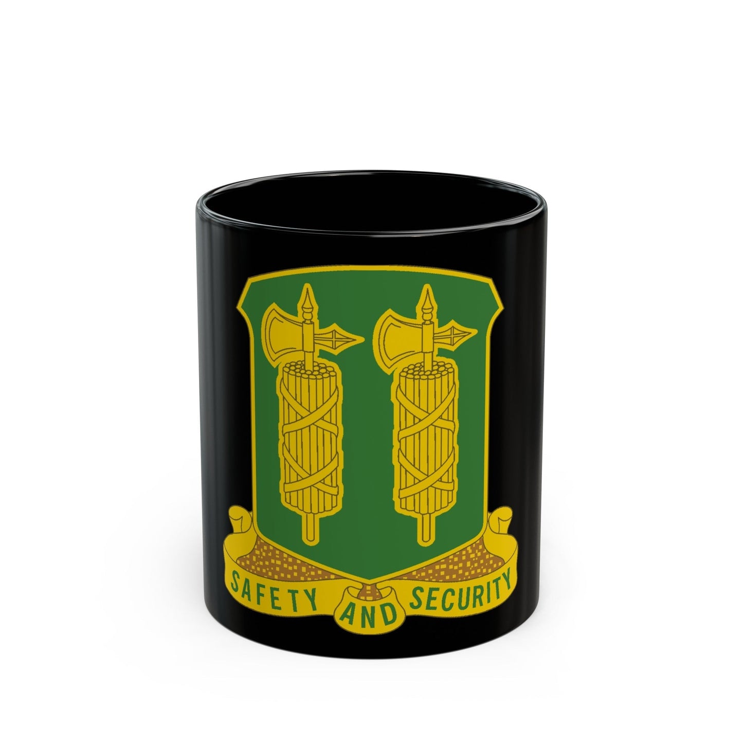 327 Military Police Battalion (U.S. Army) Black Coffee Mug-11oz-The Sticker Space