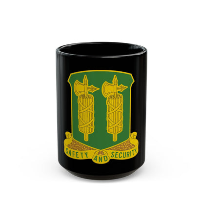 327 Military Police Battalion (U.S. Army) Black Coffee Mug-15oz-The Sticker Space