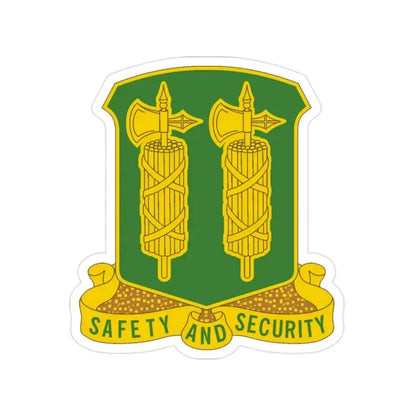 327 Military Police Battalion (U.S. Army) Transparent STICKER Die-Cut Vinyl Decal 2 Inch - The Sticker Space