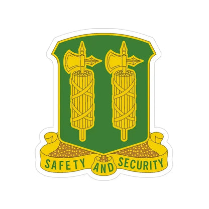 327 Military Police Battalion (U.S. Army) Transparent STICKER Die-Cut Vinyl Decal 3 Inch - The Sticker Space