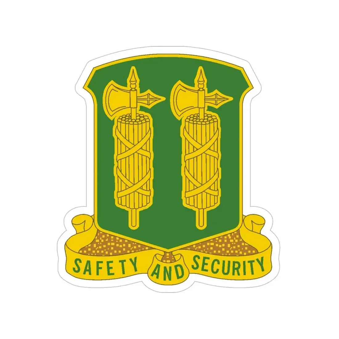 327 Military Police Battalion (U.S. Army) Transparent STICKER Die-Cut Vinyl Decal - The Sticker Space