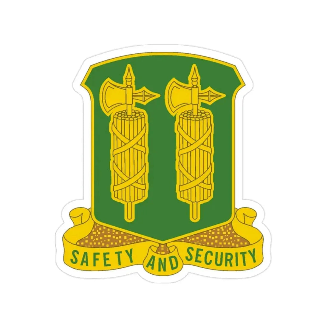 327 Military Police Battalion (U.S. Army) Transparent STICKER Die-Cut Vinyl Decal - The Sticker Space