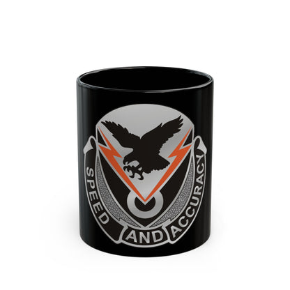 327 Signal Battalion (U.S. Army) Black Coffee Mug-11oz-The Sticker Space