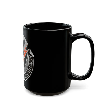 327 Signal Battalion (U.S. Army) Black Coffee Mug-The Sticker Space