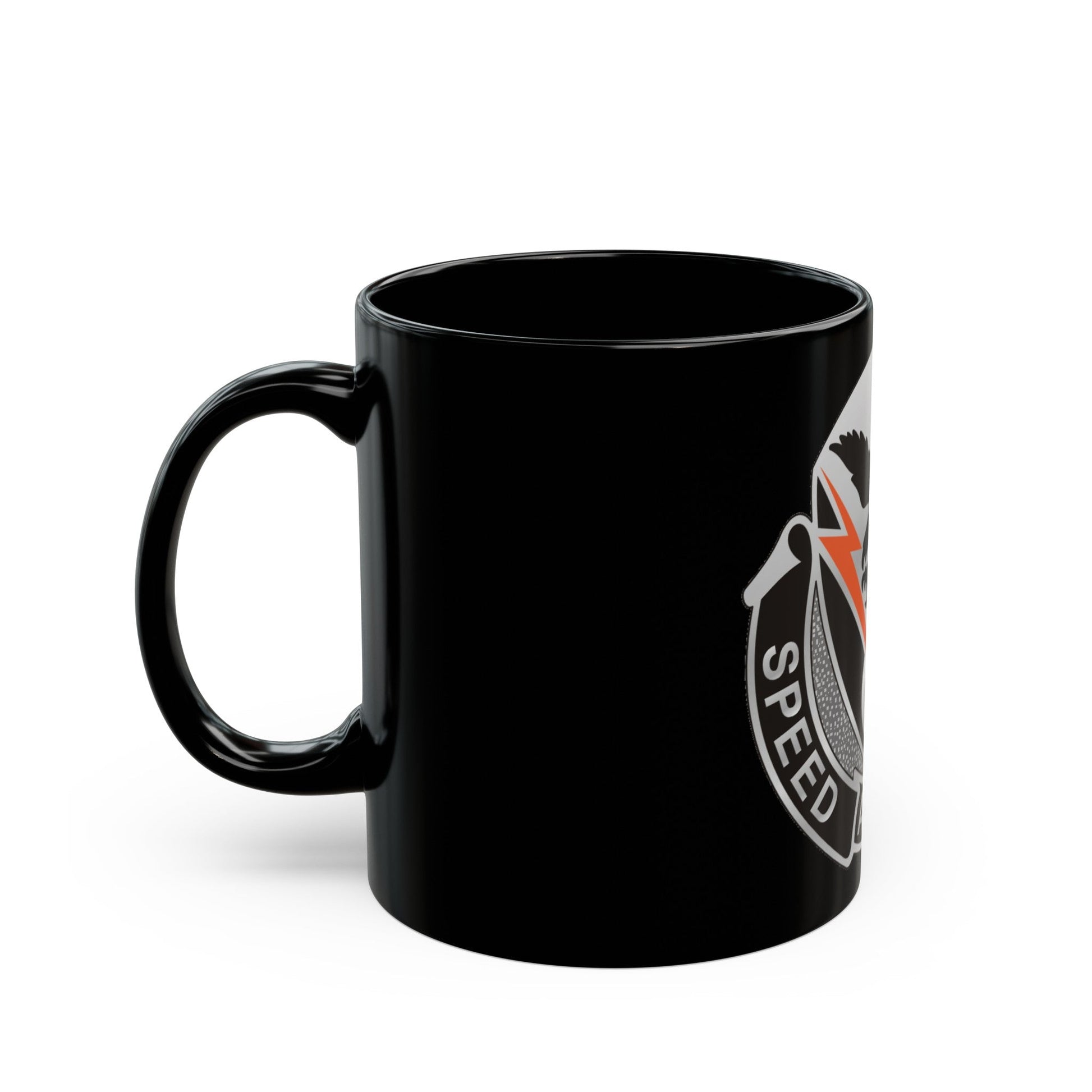 327 Signal Battalion (U.S. Army) Black Coffee Mug-The Sticker Space