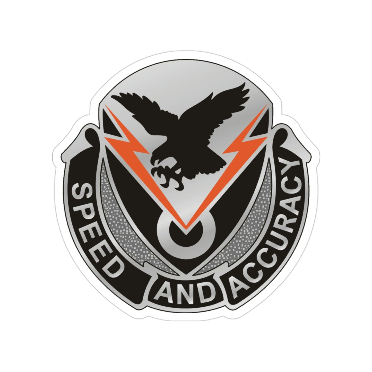 327 Signal Battalion (U.S. Army) Transparent STICKER Die-Cut Vinyl Decal-3 Inch-The Sticker Space