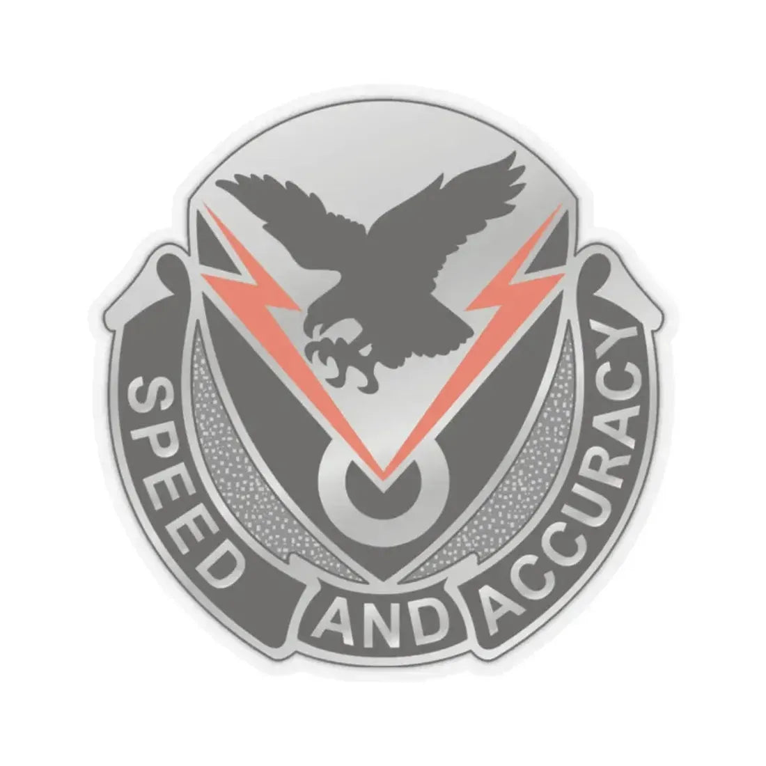 327 Signal Battalion (U.S. Army) STICKER Vinyl Kiss-Cut Decal 2 Inch Transparent - The Sticker Space