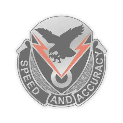 327 Signal Battalion (U.S. Army) STICKER Vinyl Kiss-Cut Decal 2 Inch Transparent - The Sticker Space