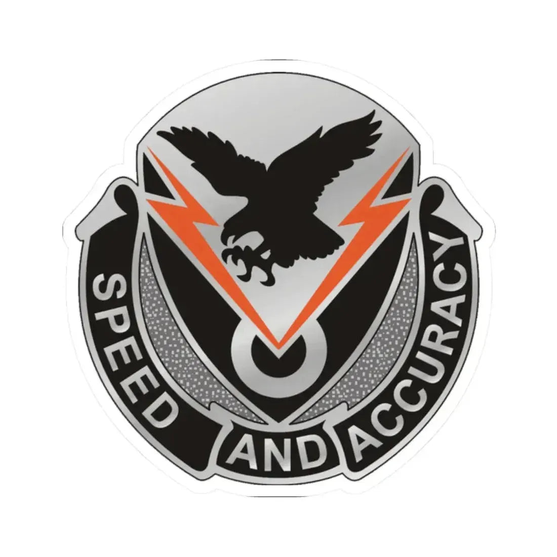 327 Signal Battalion (U.S. Army) STICKER Vinyl Kiss-Cut Decal 2 Inch White - The Sticker Space