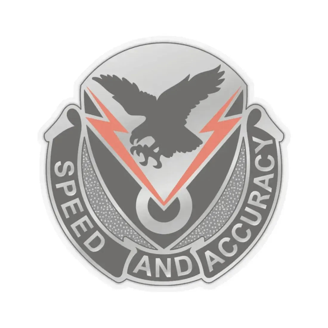 327 Signal Battalion (U.S. Army) STICKER Vinyl Kiss-Cut Decal 3 Inch Transparent - The Sticker Space