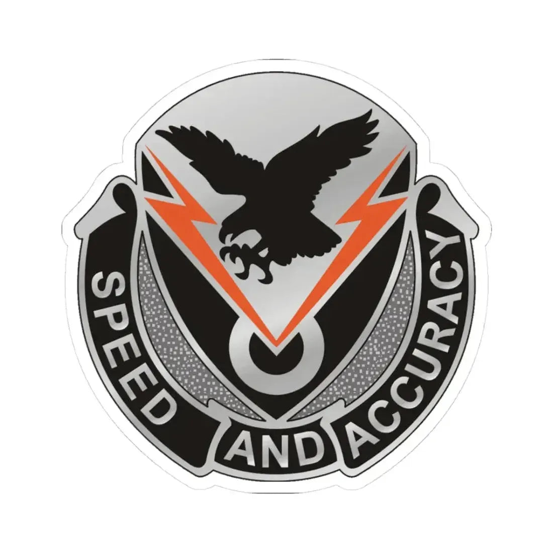 327 Signal Battalion (U.S. Army) STICKER Vinyl Kiss-Cut Decal 3 Inch White - The Sticker Space