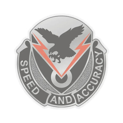 327 Signal Battalion (U.S. Army) STICKER Vinyl Kiss-Cut Decal 4 Inch Transparent - The Sticker Space