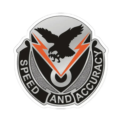 327 Signal Battalion (U.S. Army) STICKER Vinyl Kiss-Cut Decal 4 Inch White - The Sticker Space