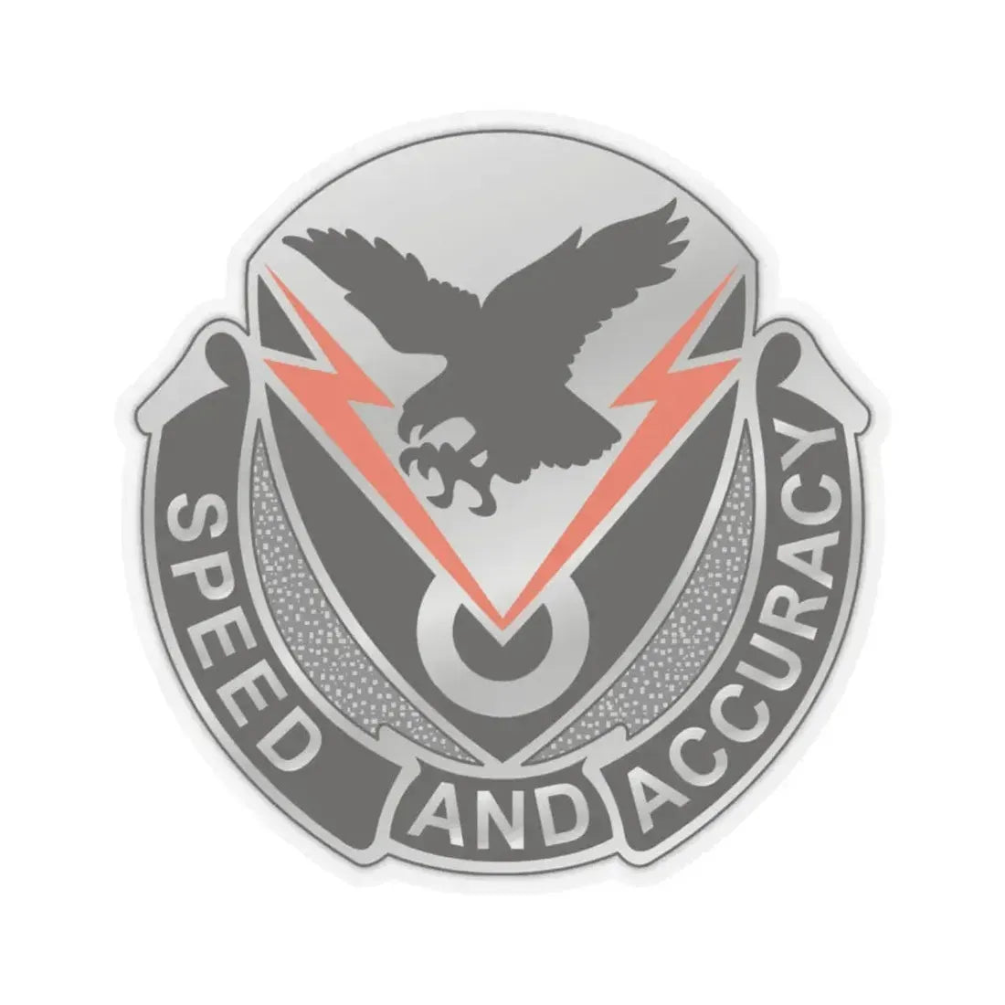 327 Signal Battalion (U.S. Army) STICKER Vinyl Kiss-Cut Decal 6 Inch Transparent - The Sticker Space