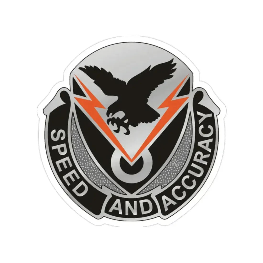 327 Signal Battalion (U.S. Army) Transparent STICKER Die-Cut Vinyl Decal 2 Inch - The Sticker Space