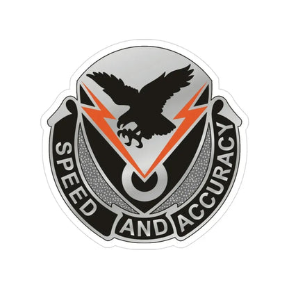 327 Signal Battalion (U.S. Army) Transparent STICKER Die-Cut Vinyl Decal 3 Inch - The Sticker Space
