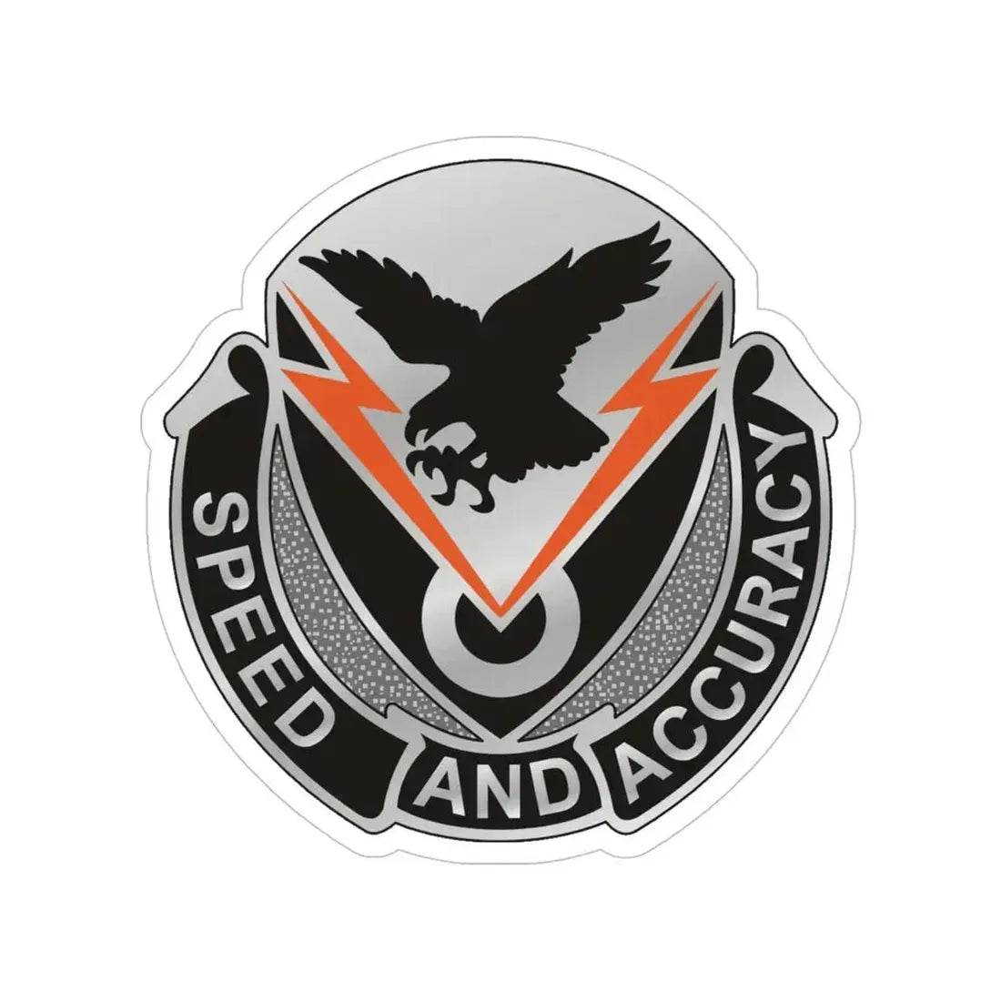 327 Signal Battalion (U.S. Army) Transparent STICKER Die-Cut Vinyl Decal 5 Inch - The Sticker Space