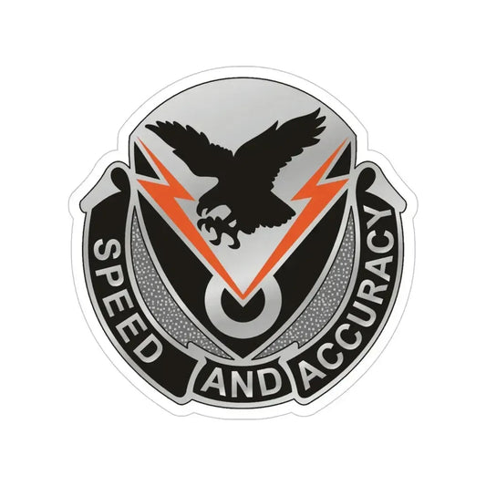 327 Signal Battalion (U.S. Army) Transparent STICKER Die-Cut Vinyl Decal 6 Inch - The Sticker Space