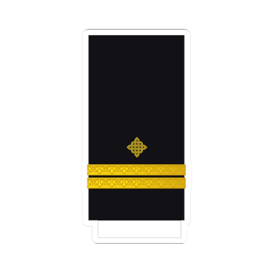 Croatia Navy OF 1b (Croatia) (Military Rank) STICKER Vinyl Kiss-Cut Decal