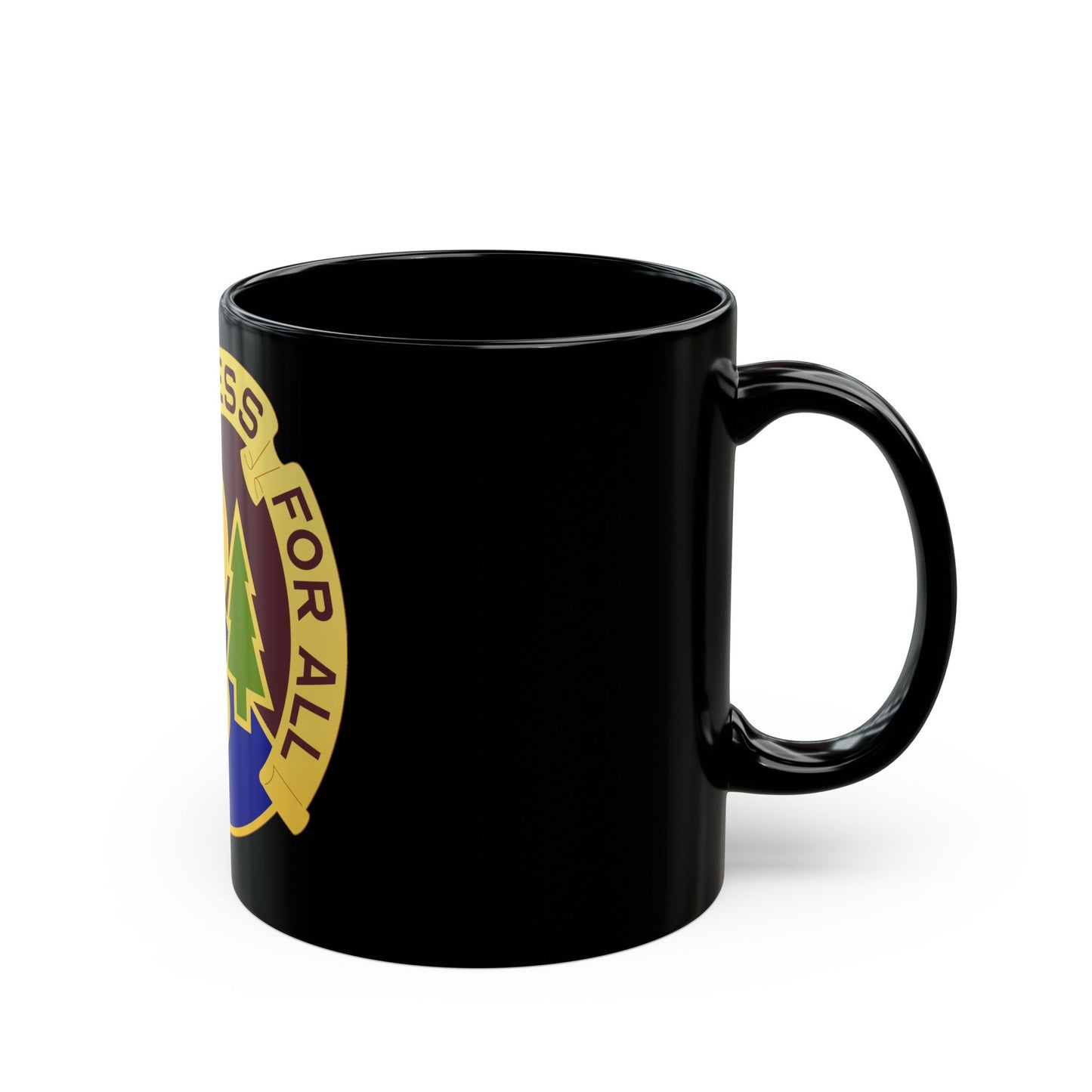 3274 US Hospital (U.S. Army) Black Coffee Mug-The Sticker Space