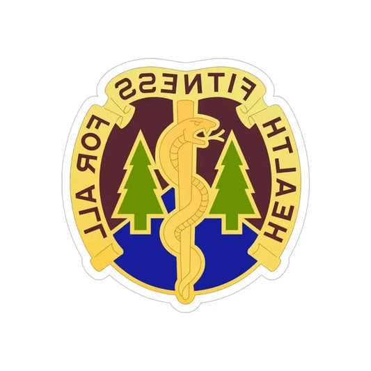 3274 US Hospital (U.S. Army) REVERSE PRINT Transparent Die-Cut STICKER 6 Inch Die-Cut Transparent - The Sticker Space