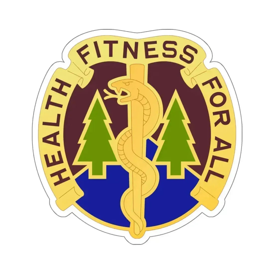 3274 US Hospital (U.S. Army) STICKER Vinyl Kiss-Cut Decal 6 Inch White - The Sticker Space