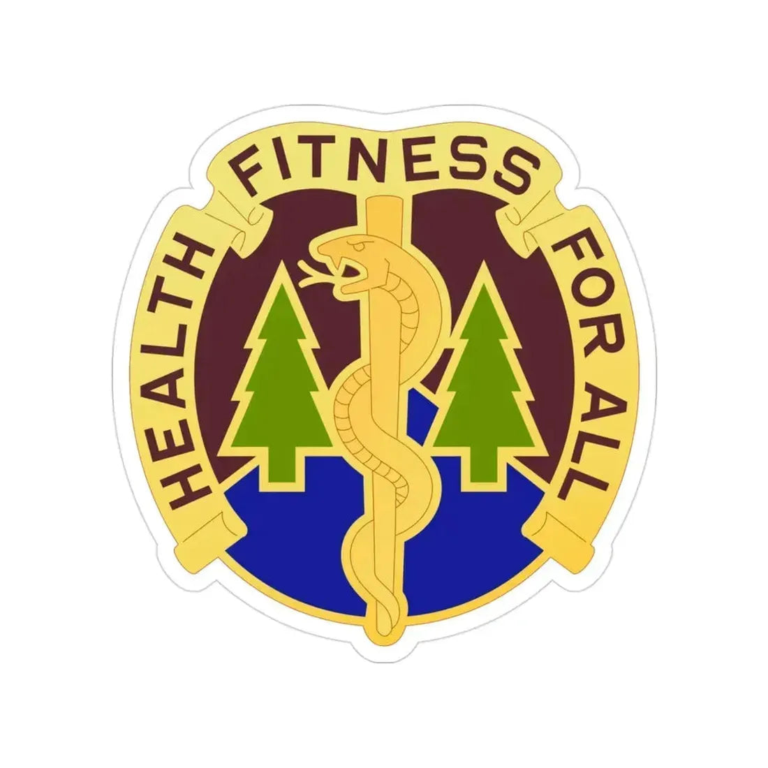 3274 US Hospital (U.S. Army) Transparent STICKER Die-Cut Vinyl Decal - The Sticker Space