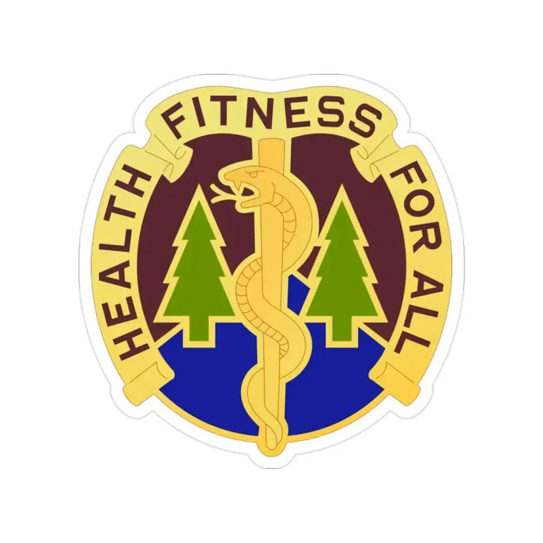 3274 US Hospital (U.S. Army) Transparent STICKER Die-Cut Vinyl Decal - The Sticker Space