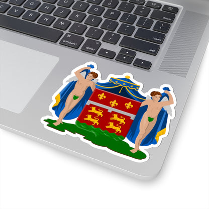 Beverwijk wapen 1818 (Netherlands) (Coat of Arms) STICKER Vinyl Kiss-Cut Decal