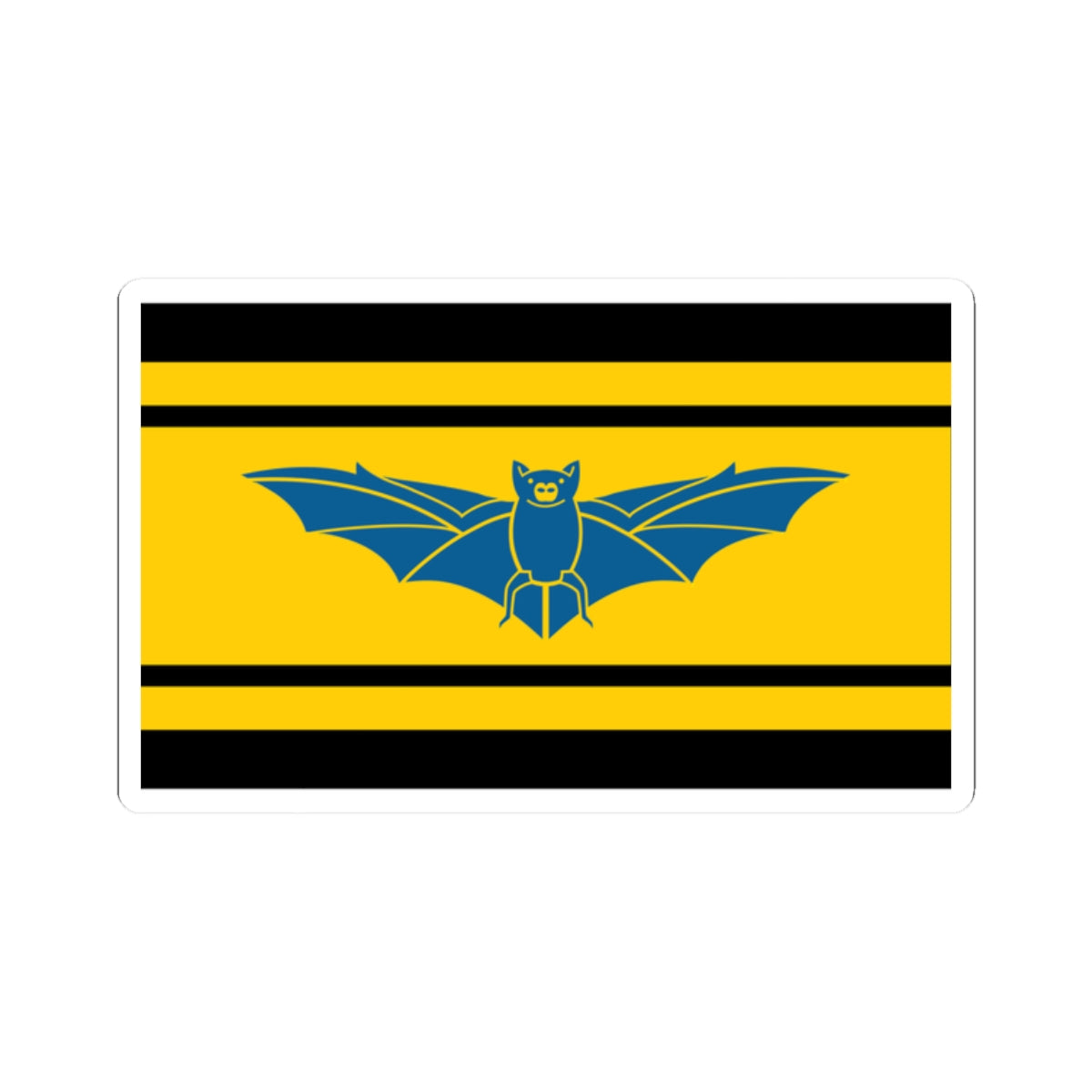 Flag of Brecknockshire (United Kingdom) STICKER Vinyl Kiss-Cut Decal