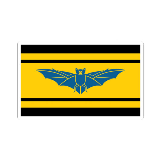 Flag of Brecknockshire (United Kingdom) STICKER Vinyl Kiss-Cut Decal