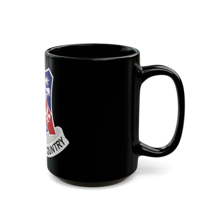 327th Infantry Regiment (U.S. Army) Black Coffee Mug-The Sticker Space