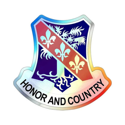 327th Infantry Regiment (U.S. Army) Holographic STICKER Die-Cut Vinyl Decal 4 Inch Holographic - The Sticker Space
