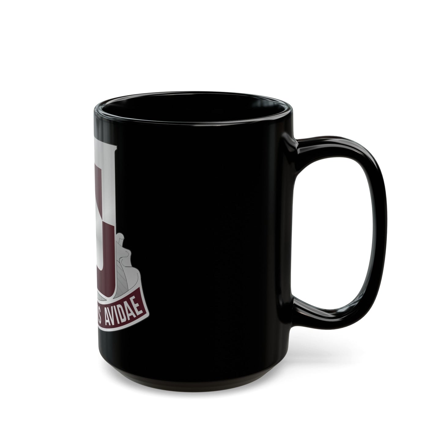 328 Medical Battalion (U.S. Army) Black Coffee Mug-The Sticker Space