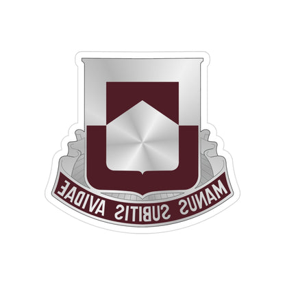 328 Medical Battalion (U.S. Army) REVERSE PRINT Transparent STICKER-3 Inch-The Sticker Space