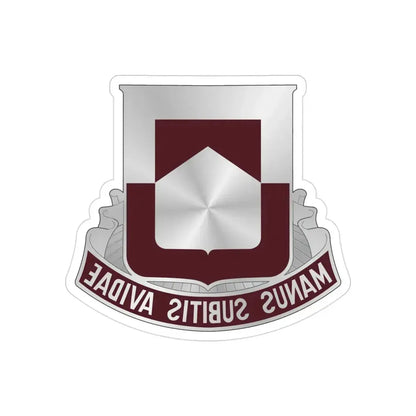 328 Medical Battalion (U.S. Army) REVERSE PRINT Transparent Die-Cut STICKER - The Sticker Space