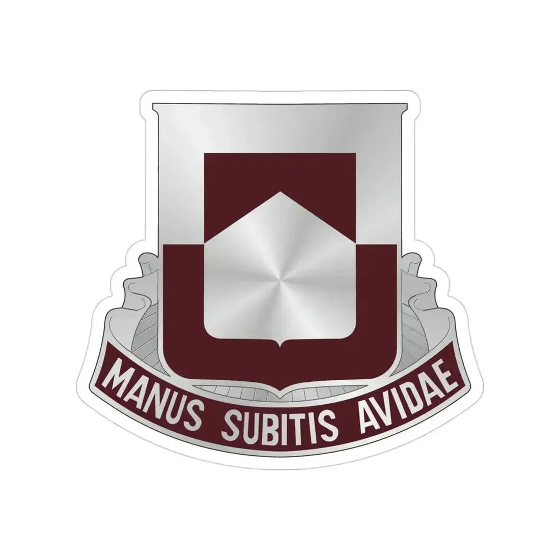 328 Medical Battalion (U.S. Army) Transparent STICKER Die-Cut Vinyl Decal 4 Inch - The Sticker Space