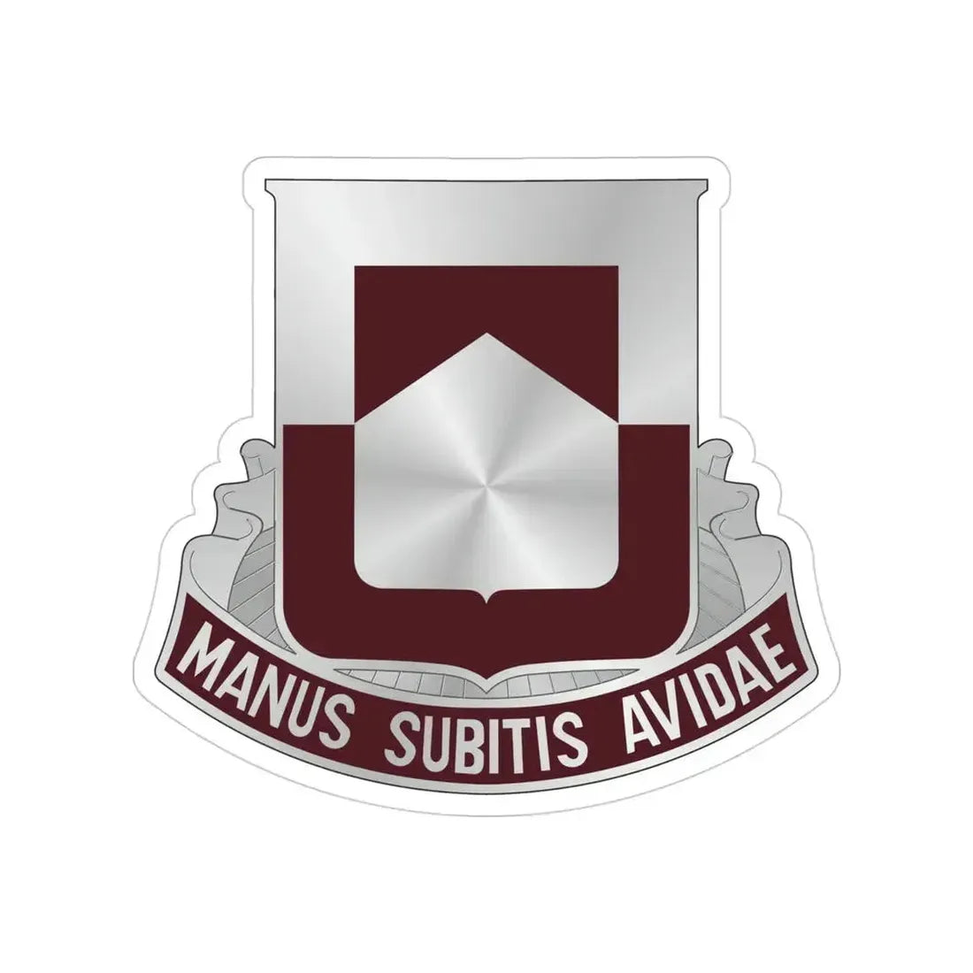 328 Medical Battalion (U.S. Army) Transparent STICKER Die-Cut Vinyl Decal 4 Inch - The Sticker Space