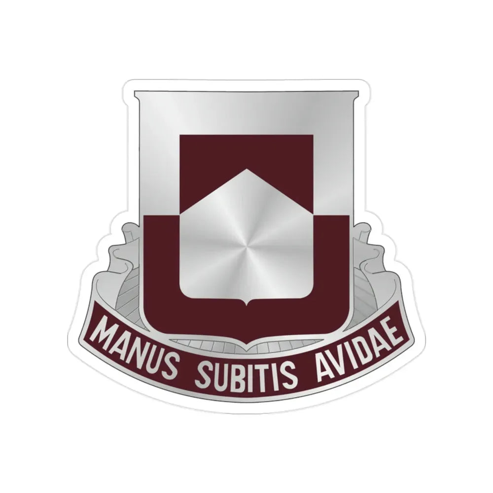 328 Medical Battalion (U.S. Army) Transparent STICKER Die-Cut Vinyl Decal - The Sticker Space