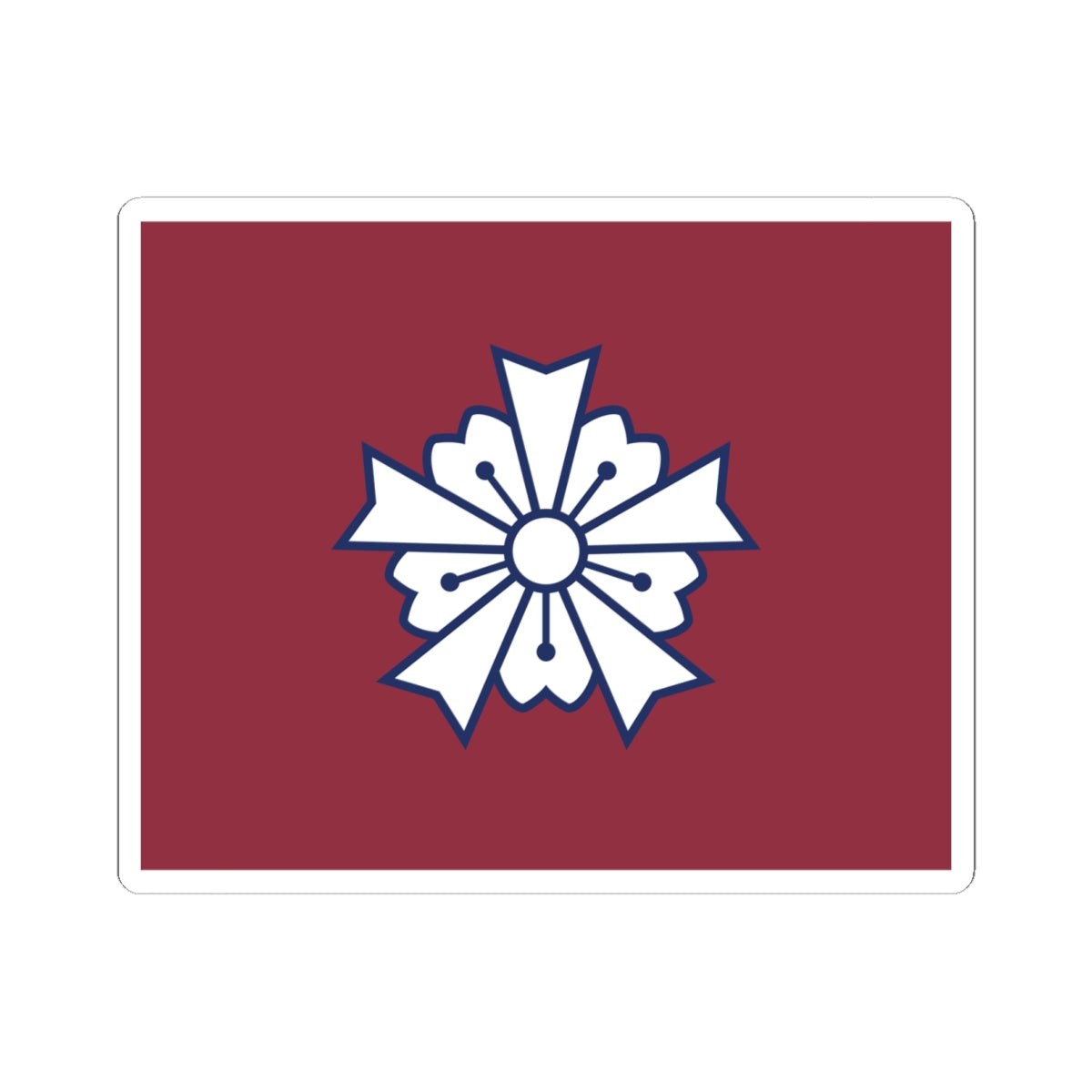 Flag of Keibōdan (Japan) STICKER Vinyl Kiss-Cut Decal