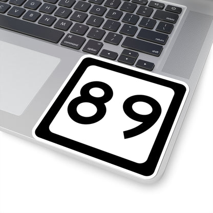 WV-89 (Virginia) (Road Sign) STICKER Vinyl Kiss-Cut Decal